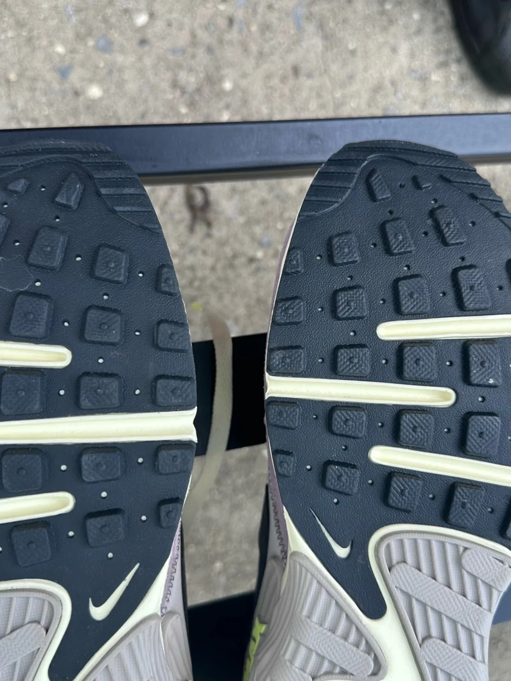 Nike Lavender and Cream Retro Runner Sneakers